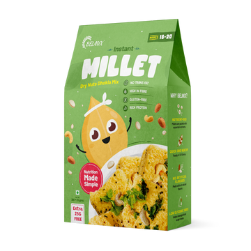 Instant Millet Dry Nuts Dhokla
