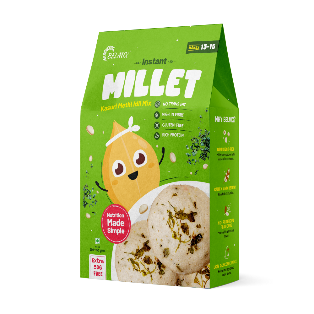 Instant Millet Kasuri Methi Idli