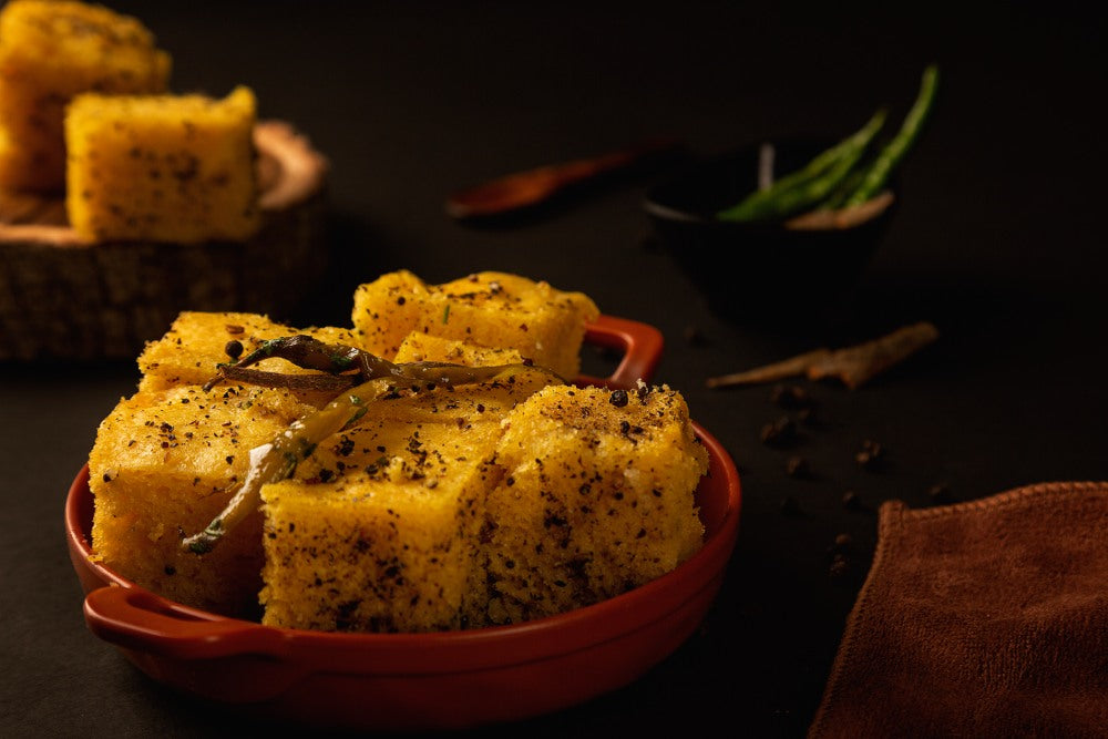 Instant Millet Pepper Cinnamon Dhokla